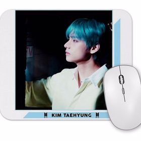 Baskı Dükkanı Bts V Lights Oil Paint Mouse Pad