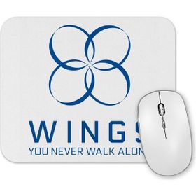 Baskı Dükkanı Bts Wings Mouse Pad