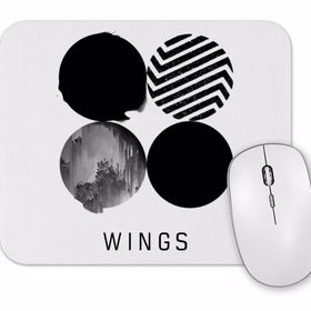 Baskı Dükkanı Bts Wings Mouse Pad