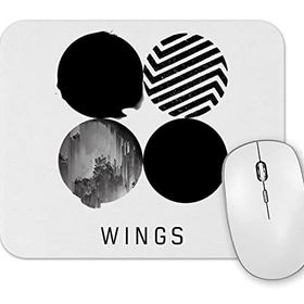 Baskı Dükkanı Bts Wings Mouse Pad