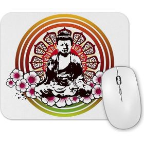 Baskı Dükkanı Buddha 2 Mouse Pad