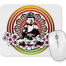 Baskı Dükkanı Buddha 2 Mouse Pad