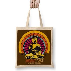 Baskı Dükkanı Buddha Bez Kadın Günlük Çanta