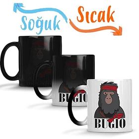 Baskı Dükkanı Bugiu Sihirli Porselen Kupa