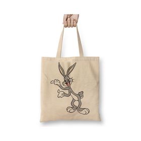 Baskı Dükkanı Bugs Bunny Tavşan Çizgi Film Bez Kadın Günlük Çanta