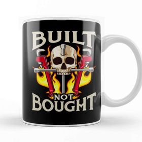 Baskı Dükkanı Built Not Bought Car Motorcycle Mechanic Junkie Kupa