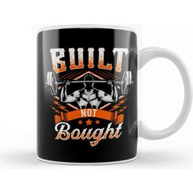 Baskı Dükkanı Built Not Bought Weightlifting Barbell Gym Workout Kupa