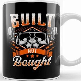 Baskı Dükkanı Built Not Bought Weightlifting Barbell Gym Workout Kupa