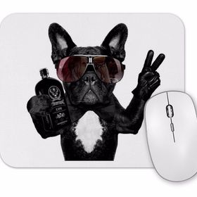 Baskı Dükkanı Bulldog Hangover Pug Köpek Mouse Pad