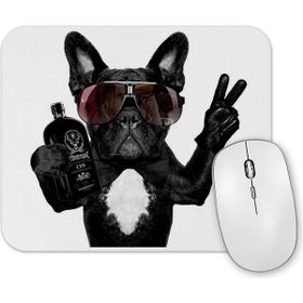 Baskı Dükkanı Bulldog Pug Köpek Mouse Pad