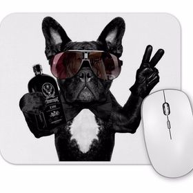 Baskı Dükkanı Bulldog Pug Köpek Mouse Pad