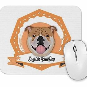 Baskı Dükkanı Bulldogue Coleçao Raças Pug Köpek Mouse Pad