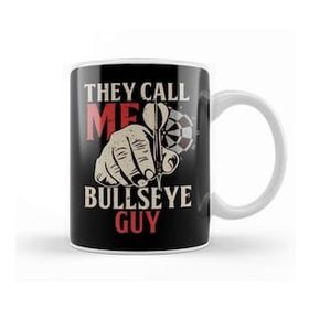 Baskı Dükkanı Bullseye Darts Player Dartist Dart Team Throwing Target Kupa