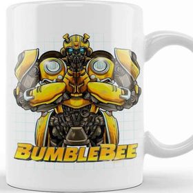 Baskı Dükkanı Bumblebee Be Nice Human Kupa