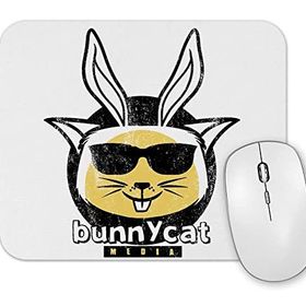 Baskı Dükkanı Bunnycat Mouse Pad