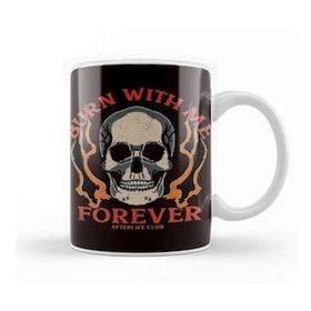 Baskı Dükkanı Burn With Me Forever Hell Kupa