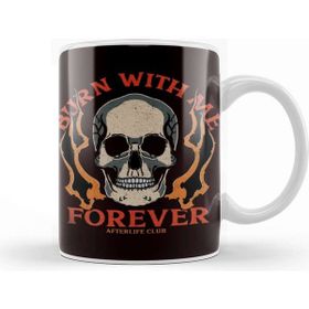 Baskı Dükkanı Burn With Me Forever Hell Kupa