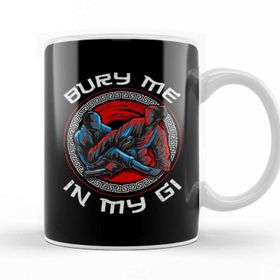 Baskı Dükkanı Bury Me In My Gi Brazil Jiu Jitsu Mma Martial Arts Kupa