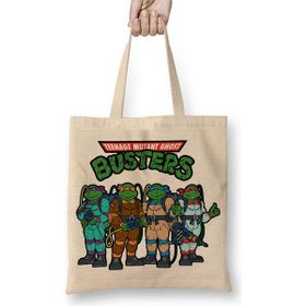 Baskı Dükkanı Busters Ninja Kaplumbağalar Bez Kadın Günlük Çanta