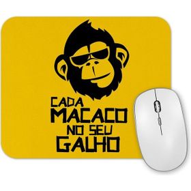 Baskı Dükkanı Cada Macaco No Seu Galho Mouse Pad