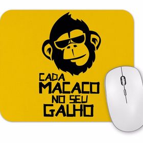 Baskı Dükkanı Cada Macaco No Seu Galho Mouse Pad