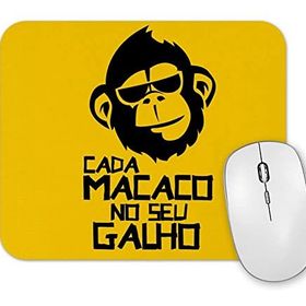 Baskı Dükkanı Cada Macaco No Seu Galho Mouse Pad