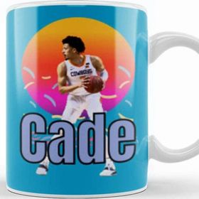 Baskı Dükkanı Cade Cunningham Vintage Art Legend Basketball Gift Kupa