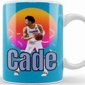 Baskı Dükkanı Cade Cunningham Vintage Art Legend Basketball Gift Kupa