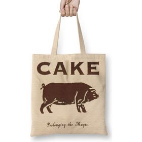 Baskı Dükkanı Cake Prolonging The Magic Bez Kadın Günlük Çanta