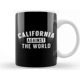 Baskı Dükkanı California Against the World Inspired By Aaron Hines Kupa