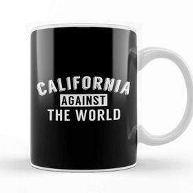 Baskı Dükkanı California Against the World Inspired By Aaron Hines Kupa