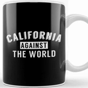 Baskı Dükkanı California Against the World Inspired By Aaron Hines Kupa