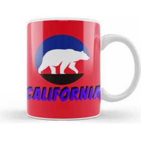 Baskı Dükkanı California Bear Flag Kupa