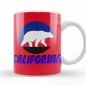 Baskı Dükkanı California Bear Flag Kupa