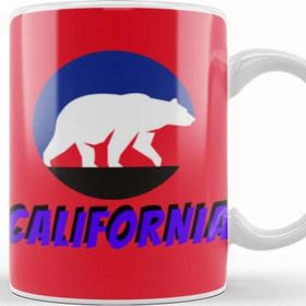Baskı Dükkanı California Bear Flag Kupa