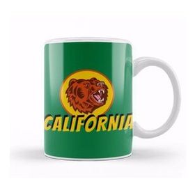 Baskı Dükkanı California Bear Vintage Retro Style Art Kupa
