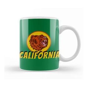 Baskı Dükkanı California Bear Vintage Retro Style Art Kupa