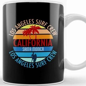 Baskı Dükkanı California Los Angeles Surf Crew Santa Monica Kupa