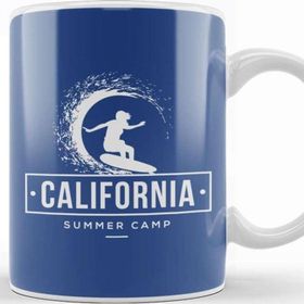 Baskı Dükkanı California Summer Surf Camp Kupa