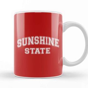 Baskı Dükkanı California Sunshine State Slogan Kupa