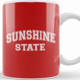 Baskı Dükkanı California Sunshine State Slogan Kupa