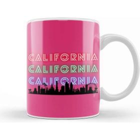 Baskı Dükkanı California Vintage Retro Gıft Kupa