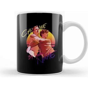Baskı Dükkanı Call Me By Your Name Retro Sunset Kupa