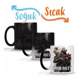 Baskı Dükkanı Call of Duty 2ık Sihirli Porselen Kupa