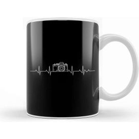 Baskı Dükkanı Camera Photography Heartbeat For Photographers Kupa