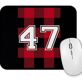 Baskı Dükkanı Camiseta 47 Mouse Pad