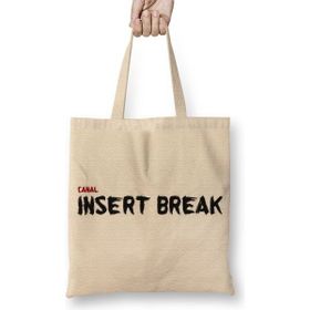 Baskı Dükkanı Canal Insert Break Bez Çanta