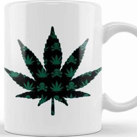 Baskı Dükkanı Cannabis Marijuana Kupa