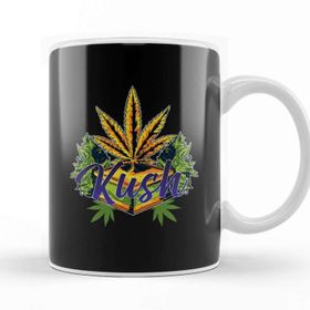Baskı Dükkanı Cannabis Marijuana Kush Kupa