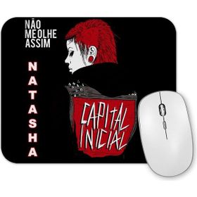 Baskı Dükkanı Capital Inicial Natasha Nao Me Olhe Assim Mouse Pad